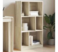 Vidaxl Bibliothèque Chêne Sonoma 57x28,5x107,5 Cm Bois D'ingénierie Multicolore