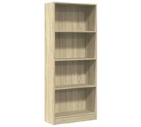 vidaXL Bibliothèque chêne Sonoma 60x24x143 cm Bois d'ingénierie