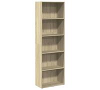 vidaXL Bibliothèque Sonoma chêne 60x30x189 cm, bois d'ingénierie