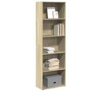 vidaXL Bibliothèque Sonoma chêne 60x30x189 cm, bois d'ingénierie