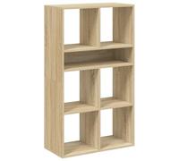 vidaXL Bibliothèque chêne Sonoma 66x31x112 cm Bois d'ingénierie, Armoire de Rangement, étagère de Rangement, unité de rayonnage, étagère à Livres