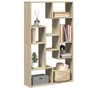 vidaXL Bibliothèque chêne sonoma 72x20x120 cm bois d'ingénierie858158 Marron G