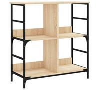 vidaXL Bibliothèque Chêne Sonoma 78,5x33x82 cm Matériau dérivé du bois