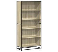 vidaXL Bibliothèque chêne Sonoma 80,5x35x170,5 cm Bois d'ingénierie Armoire de rangement