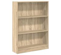 vidaXL Bibliothèque chêne Sonoma 80×24×109 cm Bois d'ingénierie