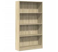 vidaXL Bibliothèque chêne Sonoma 80×24×143 cm Bois d'ingénierie – Armoire de rangement