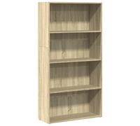 vidaXL Bibliothèque chêne Sonoma 80x30x152 cm Bois d'ingénierie Marron