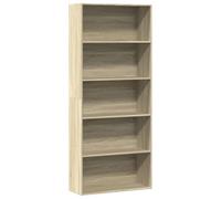 vidaXL Bibliothèque chêne Sonoma 80x30x189 cm Bois d'ingénierie, bibliothèque, étagère à Livres, étagère, Armoire de Rangement, étagère de Rangement