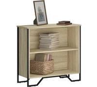vidaXL Bibliothèque chêne Sonoma 80x31x74,5 cm – Bois d'ingénierie, étagère de rangement – Marron
