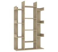 vidaXL Bibliothèque Chêne Sonoma en bois d'ingénierie 86×25,5×140 cm, moderne