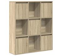 vidaXL Bibliothèque chêne Sonoma 89x24x101,5 cm – Bois d'ingénierie, étagère à livres