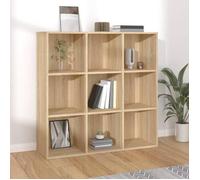 vidaXL Bibliothèque Chêne sonoma 98x30x98 cm Aggloméré