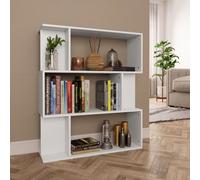 Vidaxl Bibliothèque/Séparateur De Pièce Blanc 80x24x96 Cm Aggloméré