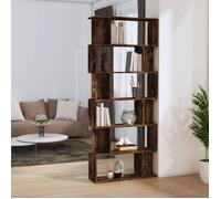 vidaXL Bibliothèque/Cloison Chêne fumé 80x24x192 cm Bois d'ingénierie 816059