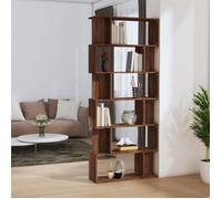 vidaXL Bibliothèque-Cloison Chêne marron 80x24x192cm Bois d'ingénierie 816061