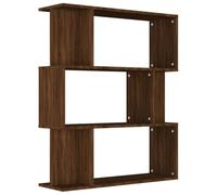 vidaXL Bibliothèque/Cloison Chêne Marron 80x24x96 cm Bois d'ingénierie
