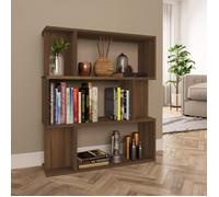 vidaXL Bibliothèque-cloison 80x24x96 cm Chêne marron Bois d'ingénierie 815245