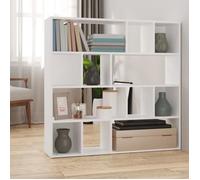 vidaXL Bibliothèque-Cloison de séparation Blanc 105x24x102 cm 823245