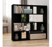 vidaXL Bibliothèque-Cloison de séparation Noir 105x24x102 cm 823246