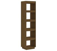 vidaXL Bibliothèque/Cloison Marron miel 40x35x167 cm Pin solide