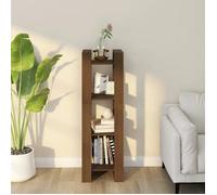 Bibliothèque/Cloison Marron miel 41x35x125 cm Bois massif813867