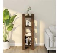 vidaXL Bibliothèque/Cloison Marron miel en bois massif 41x35x125 cm 813867