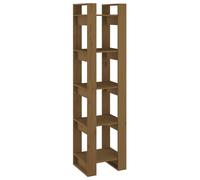 Vidaxl Bibliothèque/Cloison Marron Miel 41x35x160 Cm Pin Solide Marron