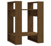 vidaXL Bibliothèque/Cloison Marron miel 41x35x57 cm Pin solide