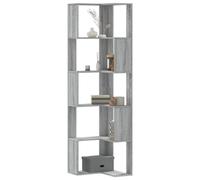 vidaXL Boekenkast 5-laags hoek 50x50x179 cm bewerkt hout grijs sonoma852587 Gris G
