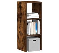 Vidaxl Bibliothèque Empilable Chêne Fumé 30x30x80 Cm Bois D'ingénierie Marron