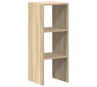 vidaXL Bibliothèque empilable chêne Sonoma – Bois ingénierie 30×30×80 cm