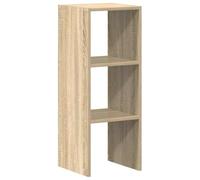 vidaXL Bibliothèque empilable chêne Sonoma 30x30x80 cm Bois ingénierie, étagère, étagère à Livres, Support de Livre, Armoire de Rangement