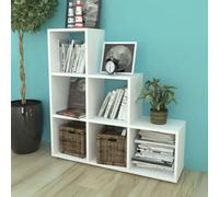 vidaXL Bibliothèque étagère 107 cm Blanc G