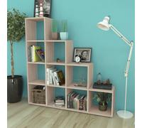 Vidaxl Bibliothèque/Étagère 142 Cm Couleur De Chêne