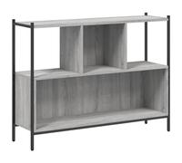 vidaXL Bibliothèque, Étagère à Livres, Armoire à Livres, Meuble de Rangement Chambre à Coucher, Moderne, Sonoma Gris Bois d'Ingénierie