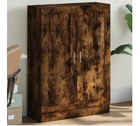 Vidaxl Bibliothèque Chêne Fumé 82,5x30,5x115 Cm Bois D'ingénierie Multicolore