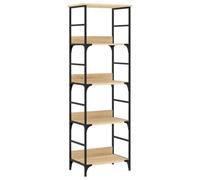 Vidaxl Bibliothèque Chêne Sonoma 50x33x153 Cm Bois D'ingénierie Marron