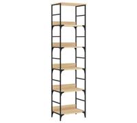 Vidaxl Bibliothèque Chêne Sonoma 50x33x188,5 Cm Bois D'ingénierie Multicolore