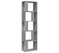 vidaXL Bibliothèque Sonoma Gris 45x24x160 cm Bois d'ingénierie