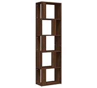 vidaXL Bibliothèque Chêne Marron 45x24x160 cm Bois d'ingénierie
