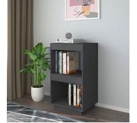 vidaXL Bibliothèque Gris 40x35x71 cm Bois de pin massif
