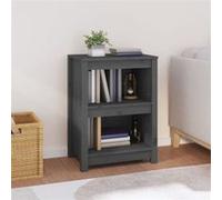 Bibliothèque Blanc 80x35x97 cm Bois de Pin Massif Armoire à Livres vidaXL