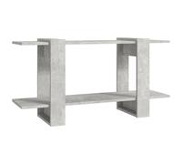 vidaXL Bibliothèque Gris béton 100x30x51 cm Bois d'ingénierie