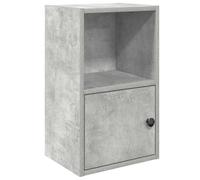 vidaXL Bibliothèque gris béton 31x24x52 cm Bois composite
