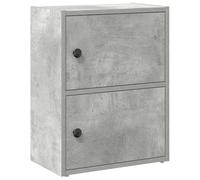 vidaXL Bibliothèque Gris béton 40x24x52 cm Bois d'ingénierie