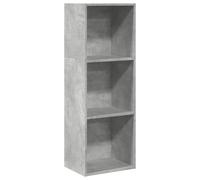 vidaXL Bibliothèque Gris béton 40x30x114 cm Bois d'ingénierie Marron