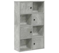 vidaXL Bibliothèque Gris béton 60×24×101,5 cm Bois d'ingénierie