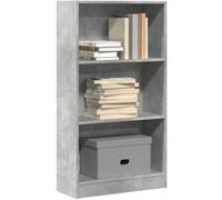 vidaXL Bibliothèque gris béton 60x24x109 cm bois d'ingénierie857806 Gris G