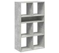 vidaXL Bibliothèque 66x31x112 cm Gris béton Bois d'ingénierie