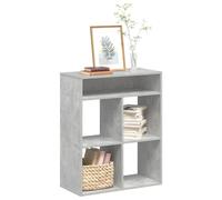 Vidaxl Bibliothèque Gris Béton 66x31x80 Cm Bois D’Ingénierie Marron